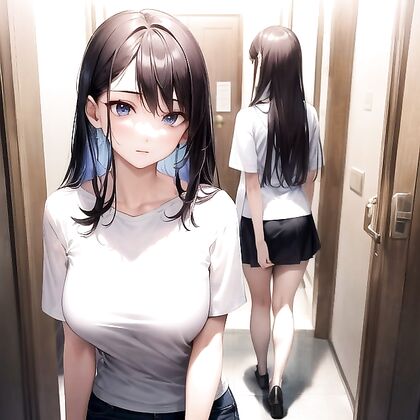 Two 18-Year-Olds Explore Intimate Fantasies in Hospital Hentai Image