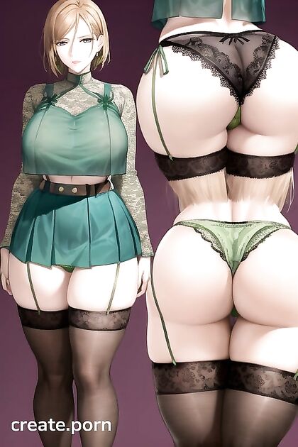 Naked Ass and Underwear Fetish in steamy Hentai Picture