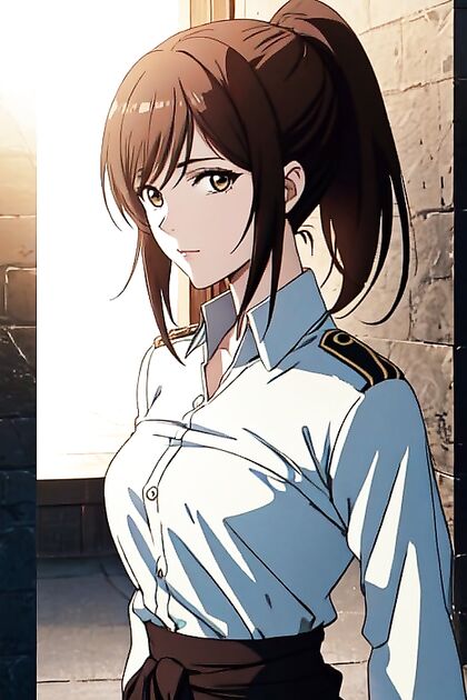Sasha Braus from Attack on Titan Gets Wild in Street hentai Screencaps