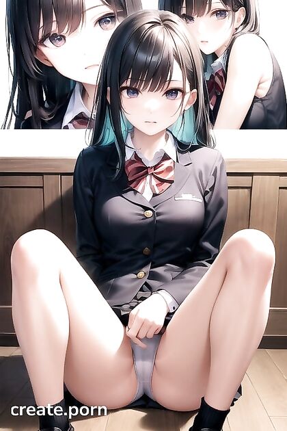 School Uniform bottoms up in steamy Korean Hentai Picture