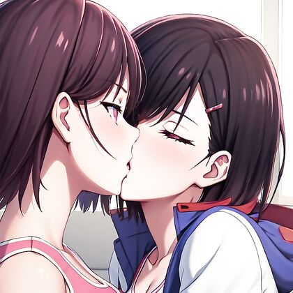 Shizuka from ZOM100 Engages in  Girl 18+-on-Girl 18+ Hentai Kisses