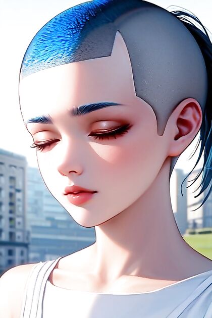 Sunny's Ponytailed Pleasure in Heartfelt Hentai Images
