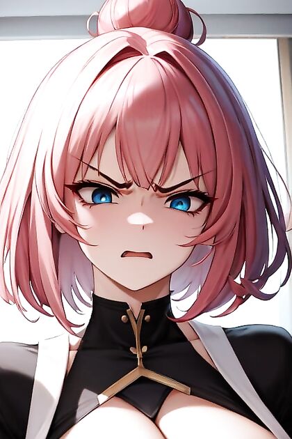 Rounded Breasts and Tight Buns in SteamyMedium-Ass Hentai Picture