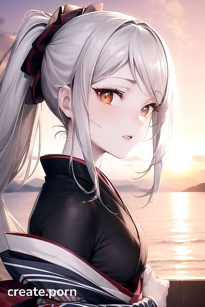 Shalltear Bloodfallen Enjoys Passionate Sunset Beach Encounters in Hentai AIPorn