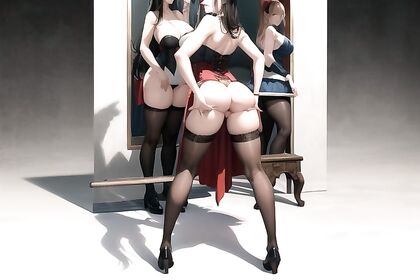 Full Body Seduction – Skirt and Corset Fetish in Hentai AIPorn