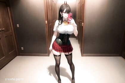 Goth Chick Gets Ultra-Detailed Creampie Picture in Steaming Hentai Animation