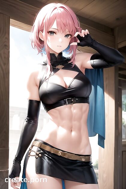 Lightning from Final Fantasy PosesFit for Steamy Hentai Picture