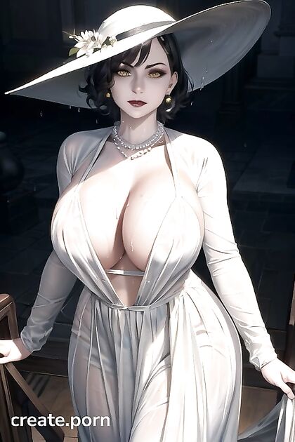 Lady Dimitrescu's Massive Ass Tempts in 18+ Resident Evil Hentai Picture