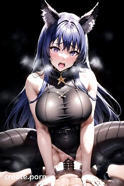 Delta from Eminence in Shadow Shows Off Natural Breasts in Muscular Hentai Picture