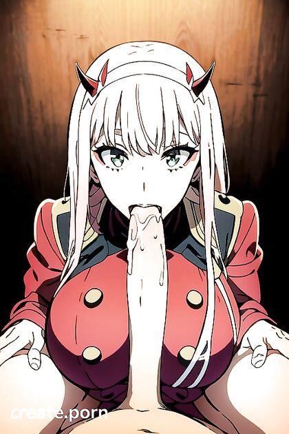 Zero Two from Darling in the FranXX Rocks Massive Tits in Steamy Hentai Picture