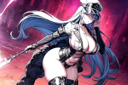 Esdeath from Akame ga ! Rocks Massive Tits and Ass in Busty Hentai Picture