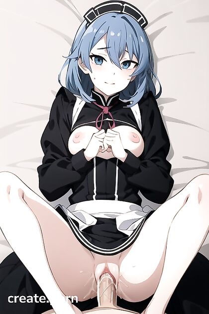 Rem from Re –Zero Stripped Down for Explicit Hentai Pleasure