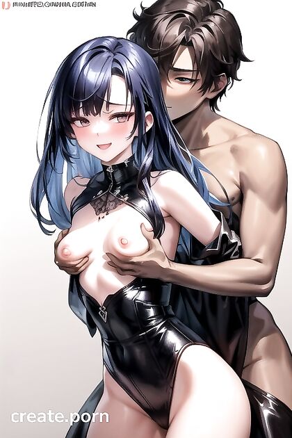 Mistress Plays Rough with Small Breasts in Seductive Hentai Picture