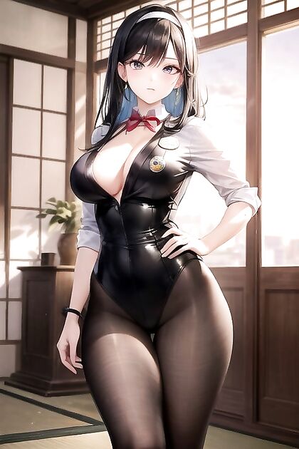 Flight Attendant Gets naughty at Sunset in Japanese hentai Adventures