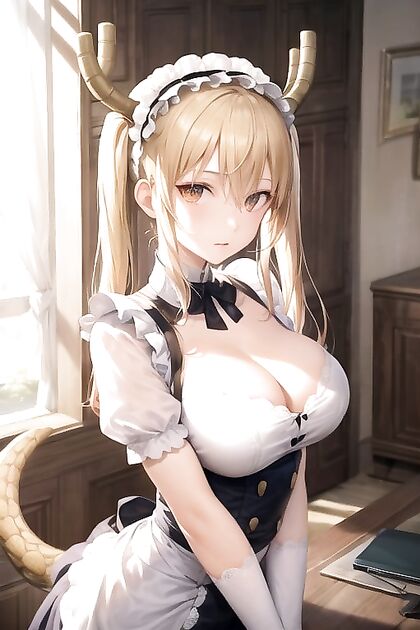 Tohru from Kobayashi-san's Maid Dragon Waist-Shot Hentai Pleasure