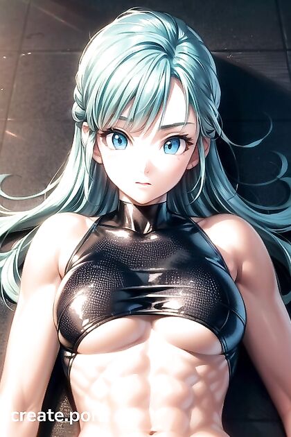 Bulma from Dragon Ball Z enjoying Large Breasts Picture in Seductive Hentai Images