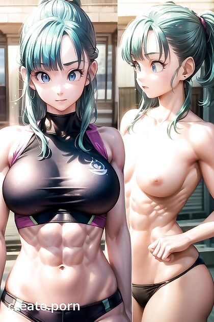 Fit Hentai Guy Shows Off His Ripped Abs in Steamy Side View Picture