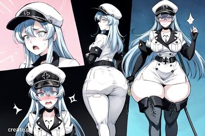 Thick Lines and Busty Expansion with Esdeath from Akame ga Hentai AI Porno