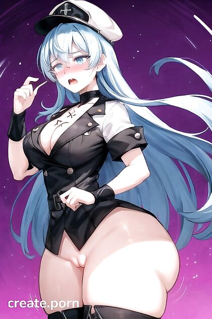 Esdeath from Akame ga Shows Off Her Massive Ass in Spreading hentai Picture