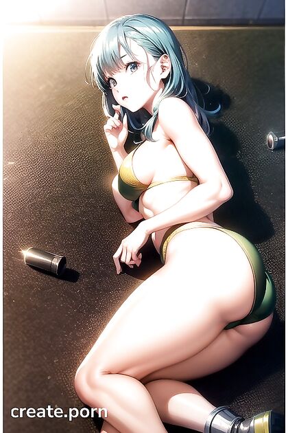 Ultra-Detailed Fit Girl 18+ Laid Out for Sensual Hentai Pleasure