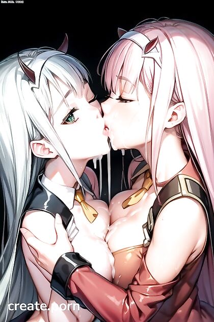 Zero Two from Darling in the FranXX Enjoys Creampie Bliss in Harem Hentai
