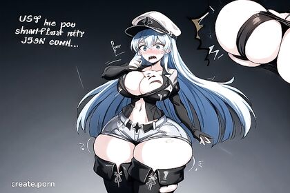 Massive Ass and Busty Expansion in Thick-lined Hentai Picture