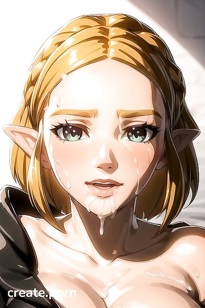 Zelda from The Legend of Zelda Explodes in  HentaiCumshots