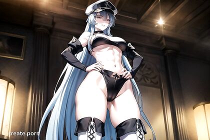 Esdeath from Akame ga Shows Off Her Curves with Thick Lines and Hands-On-Hips Picture