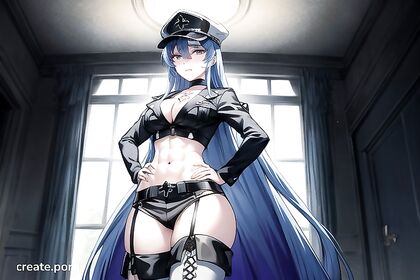 Thick Lines Stand-Up Bottoming Picture in Steamy Hentai Images