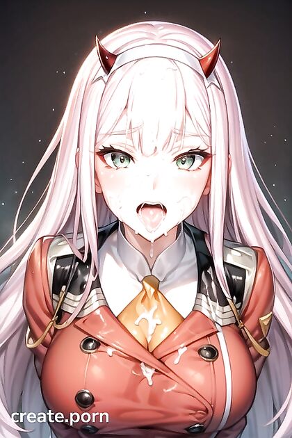 Large Breasts and Wide-Mouthed Ecstasy in Split-Screen hentai Picture