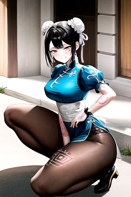 Afro Beauty Poses Like a Jack O' Lantern in Sunflower Field Hentai Delight