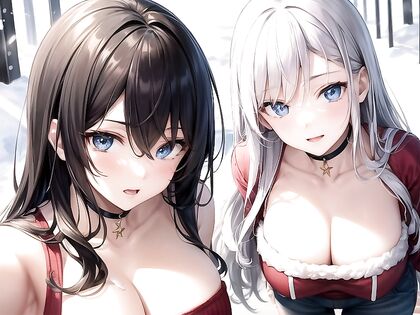 Sweater Clad Babe with Round Ass Seduces in Snowy hentai Fantasy