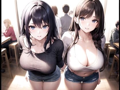 Perky Breasts and Round Ass in Seductive Hentai Picture
