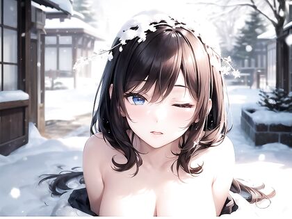 Fat Chick Gets Wild inSnowy Hentai Adventure