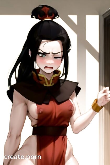 Naked and Disgusted – Pinched Cheeks in Steamy Hentai Images