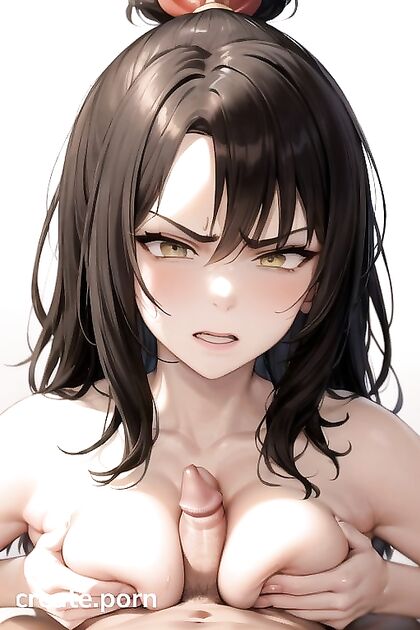 Azula from Avatar Gets Intimate Close-Up TitFuck Picture in Anime Hentai