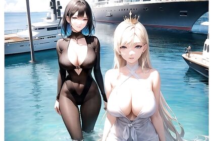 Queen Enjoys Intimate Yacht Adventures in Steamy hentai Picture