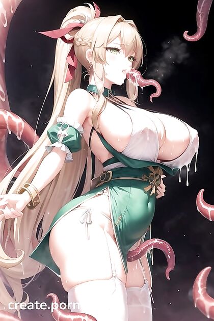 Massive Breasts and Big-Ass Picture in Tentacle hentai AiPorn