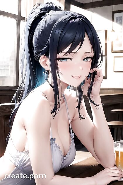 Exploring Pleasure at the Bar – Intimate Touches and Scenic Views in Hentai AIPorn