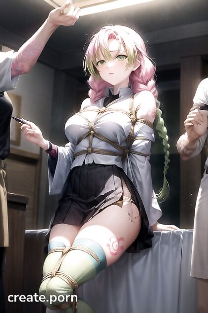 Ultra-Detailed Samurai Fantasy with Rounded Breasts in Erotic Hentai Picture