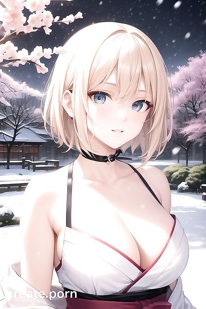 Blonde with a Perfectly Rounded Medium Ass in Short Hentai Images