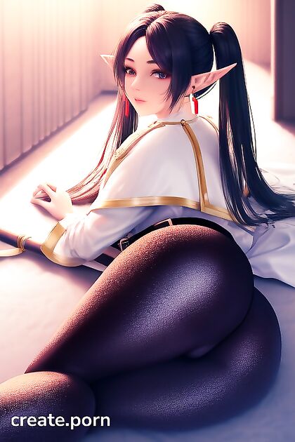 Frieren from Beyond Journey's End Gets Pounded from Behind in Camel Toe Hentai Picture