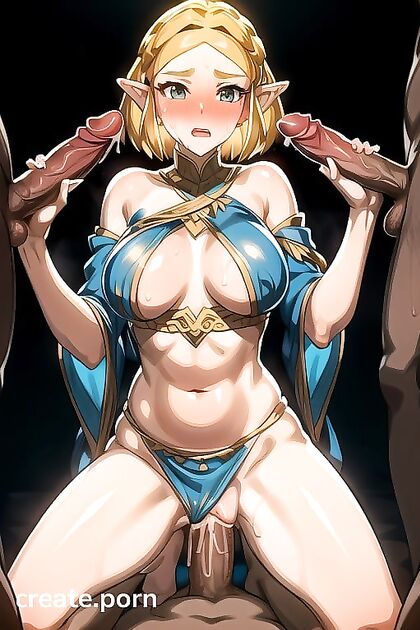 Zelda the Belly Dancer Gets Pounded in a Wild GangBang Hentai Adventure