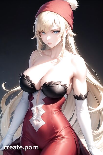 Shinobu Oshino in Muscular Bodysuit for  Hentai Pleasure