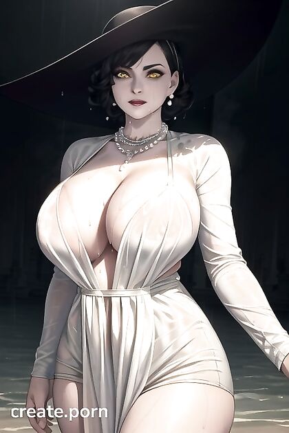 Wet-Clothed Teen 18+ with Massive Breasts in Steamy Hentai Picture