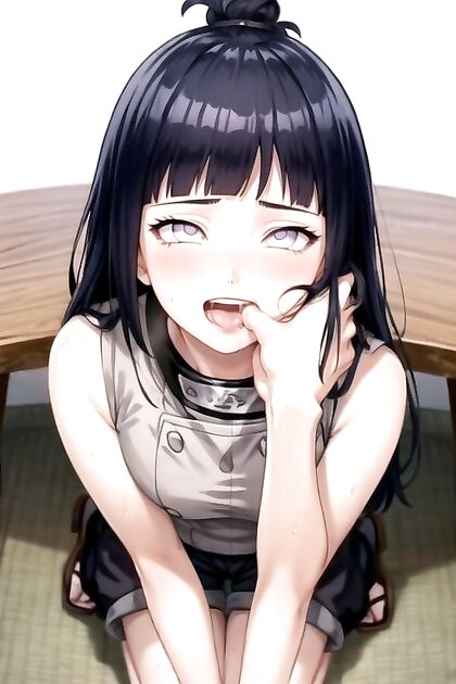 Rounded Breasts and Deep Cleavage in Selfie Style Hentai Picture