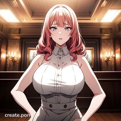 Hentai Screencap – seductive Pose with Hands on Hips