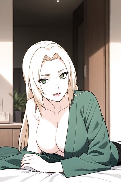 Topless Beauty in Full Body Nyons for Steamy Hentai Picture