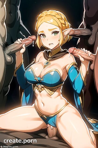Blond Beauty Gets Pounded in Wild Gang Bang Hentai Orgasm Fest