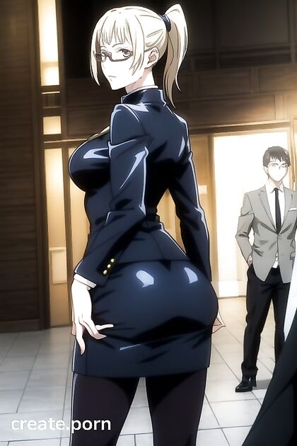 Maki Zenin from Jujutsu Kaisen Supports Her Curves in Steamy Hentai Picture